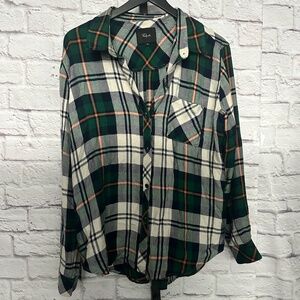 Rails Plaid Button Down